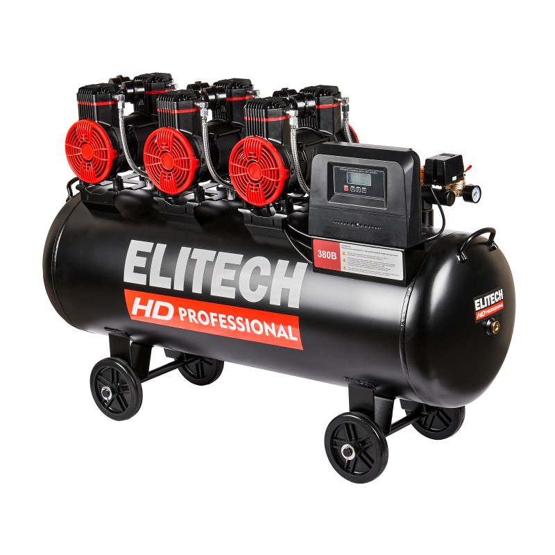Безмасляный малошумный компрессор Elitech ACF 900-160S