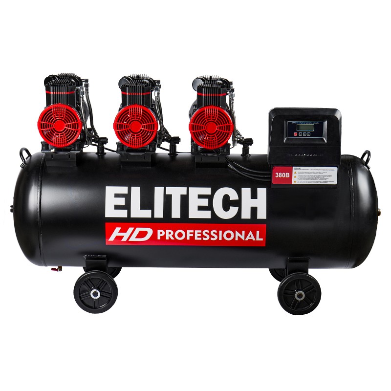 Безмасляный малошумный компрессор Elitech ACF 900-200S