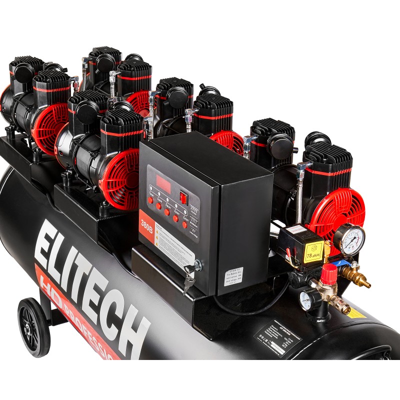 Безмасляный малошумный компрессор Elitech ACF 1500-300S