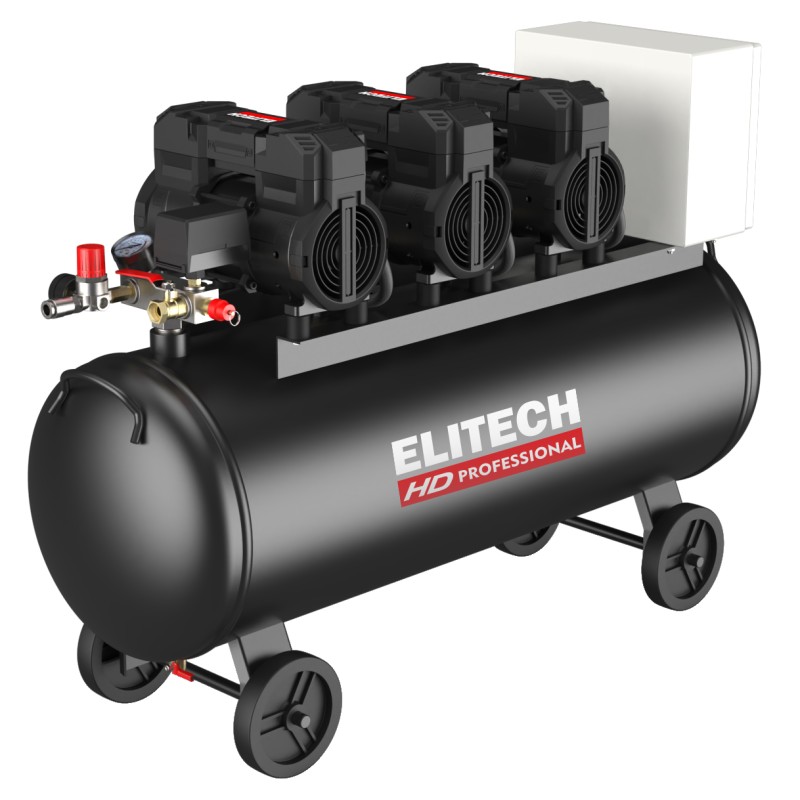 Компрессор безмасляный ELITECH HD ACF 750-100S (4,4 кВт, 750 л/мин, 100 л)