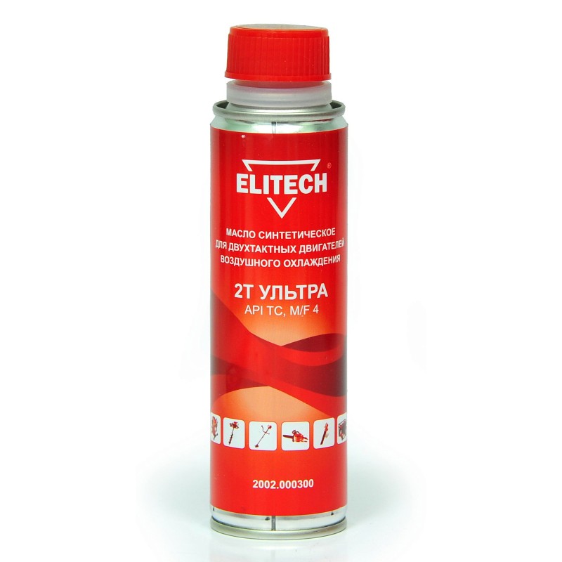 Масло синтетическое для 2-тактных двигателей 2Т Ультра Elitech 2002.000300