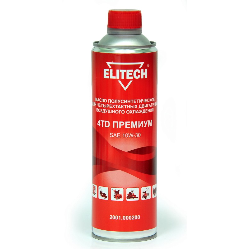 Масло полусинтетическое для 4-тактных двигателей 4ТD Премиум Elitech 2001.000200