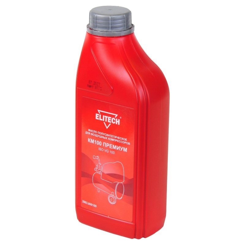 Масло для компрессоров полусинтетическое КМ100 Премиум Elitech 2003.000100