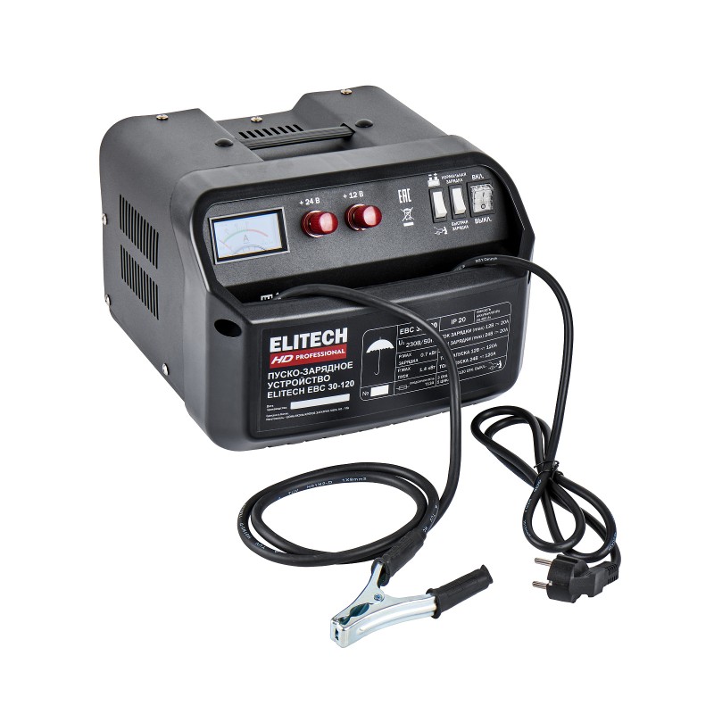 Пуско-зарядное устройство Elitech EBC 30/120