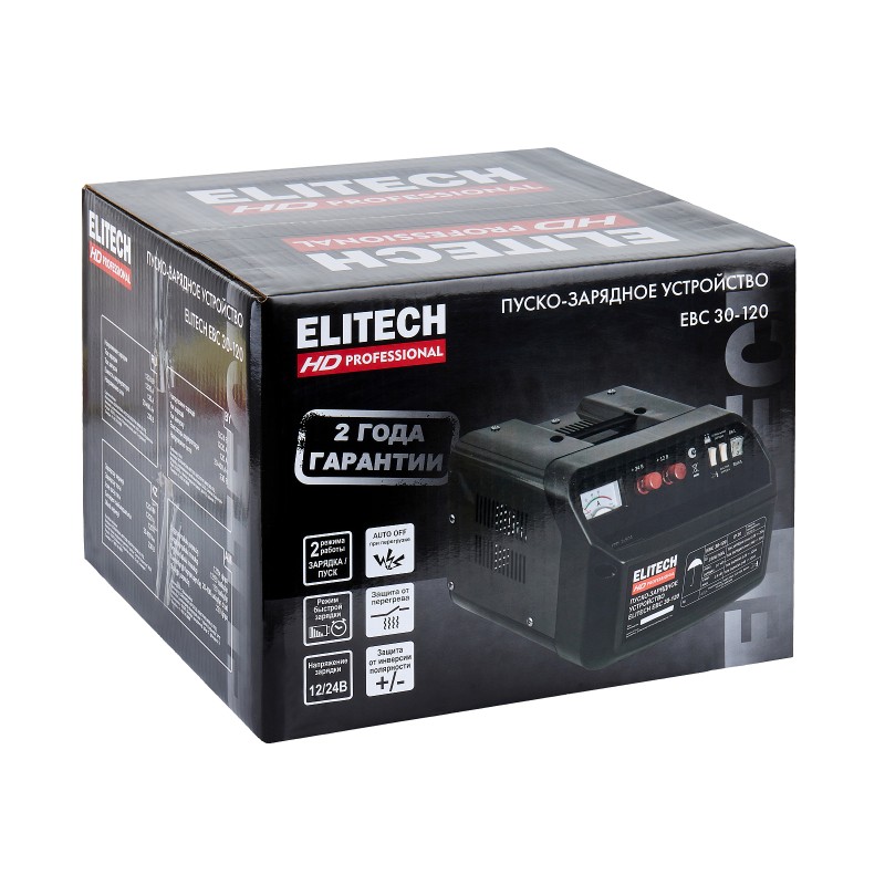 Пуско-зарядное устройство Elitech EBC 30/120