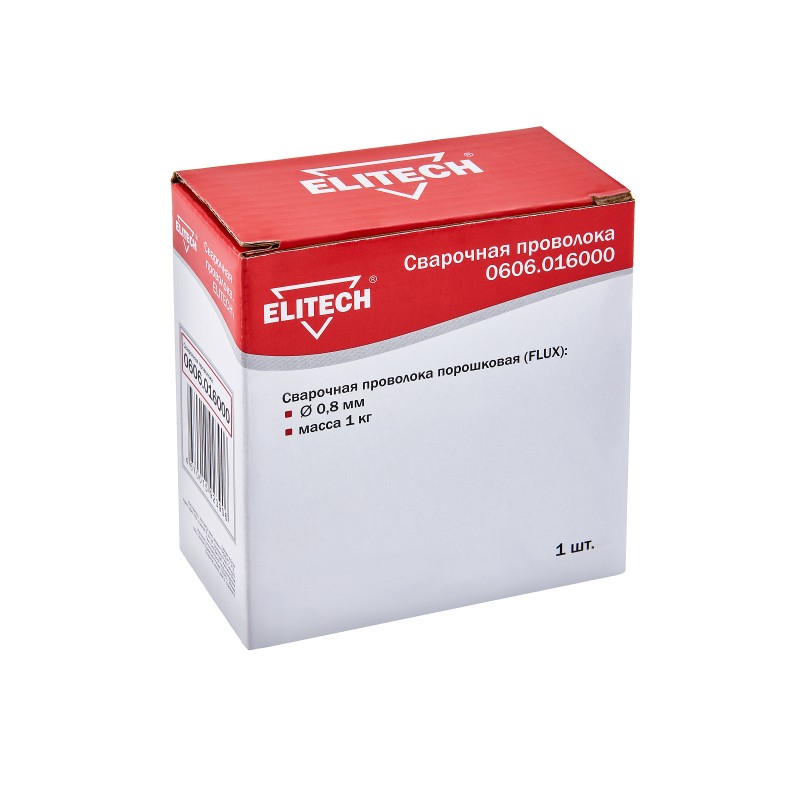 Сварочная порошковая проволока 0,8 мм 1 кг Flux Elitech 0606.016000