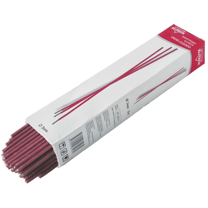 Электроды сварочные Elitech 0606.016900 (3 мм, 5 кг)