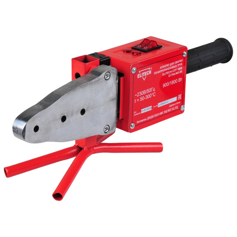 Аппарат для сварки полипропиленовых труб Elitech СПТ 1800 (E1704.003.00)