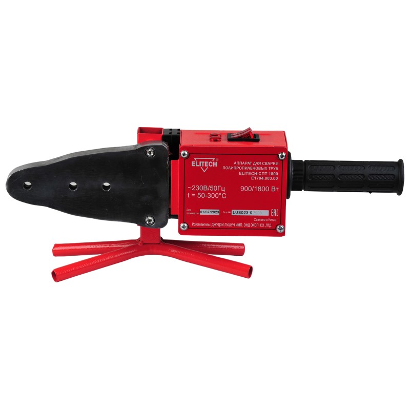 Аппарат для сварки полипропиленовых труб Elitech СПТ 1800 (E1704.003.00)