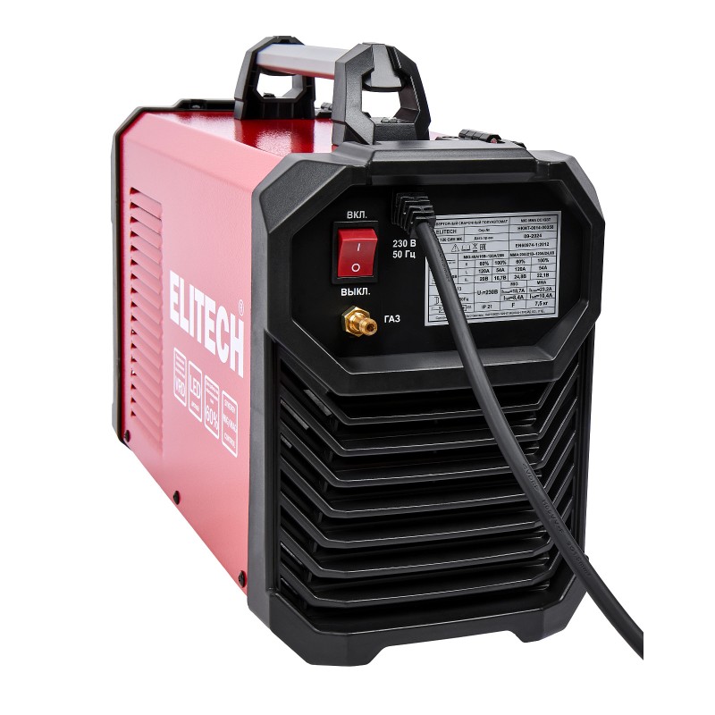 Сварочный инвертор Elitech АИС 120 СИН ЖК