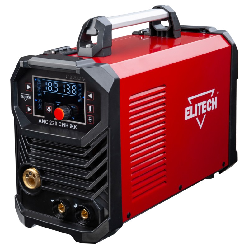 Сварочный инвертор Elitech АИС 220 СИН ЖК