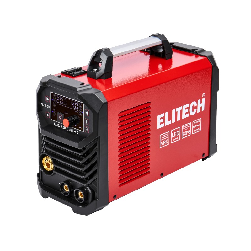 Сварочный инвертор Elitech АИС 220 СИН ЖК