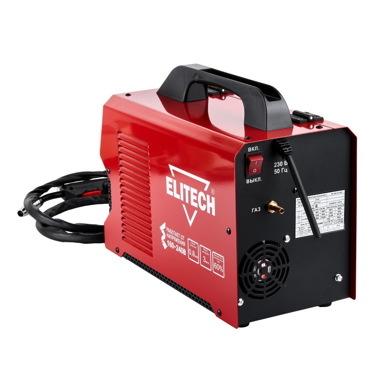 Сварочный инвертор Elitech MIG/MAG ИС 120 СП