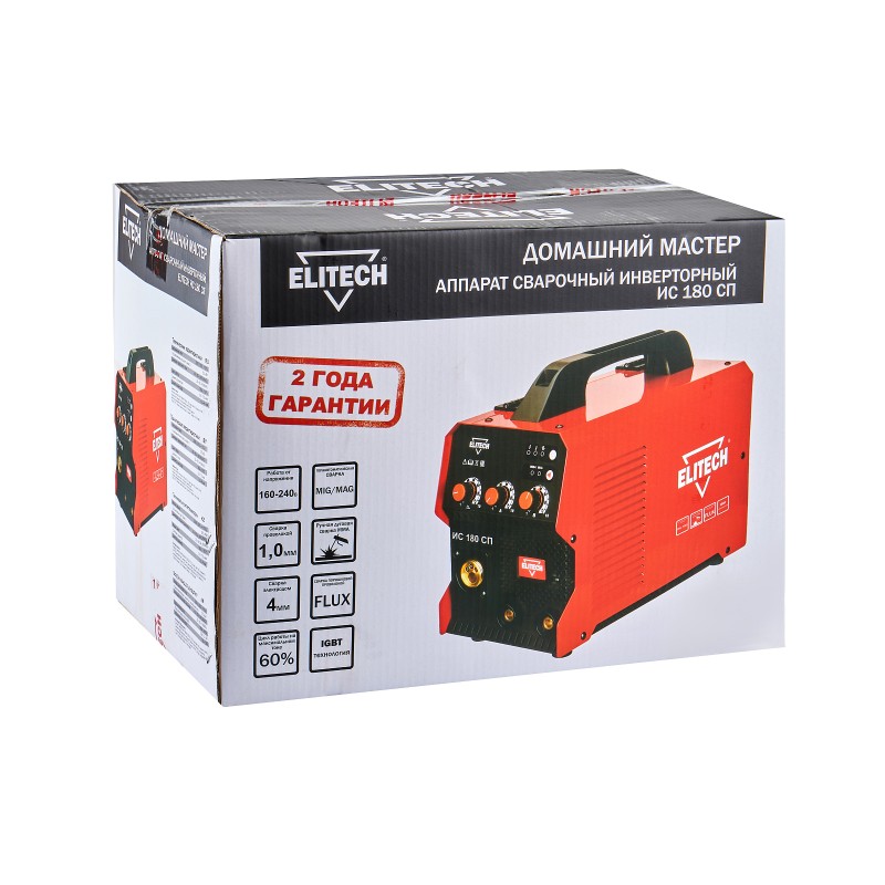 Сварочный инвертор Elitech ИС 180 СП