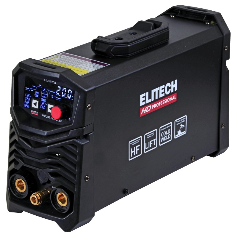 Сварочный инвертор ELITECH WM 200 DC PULSE