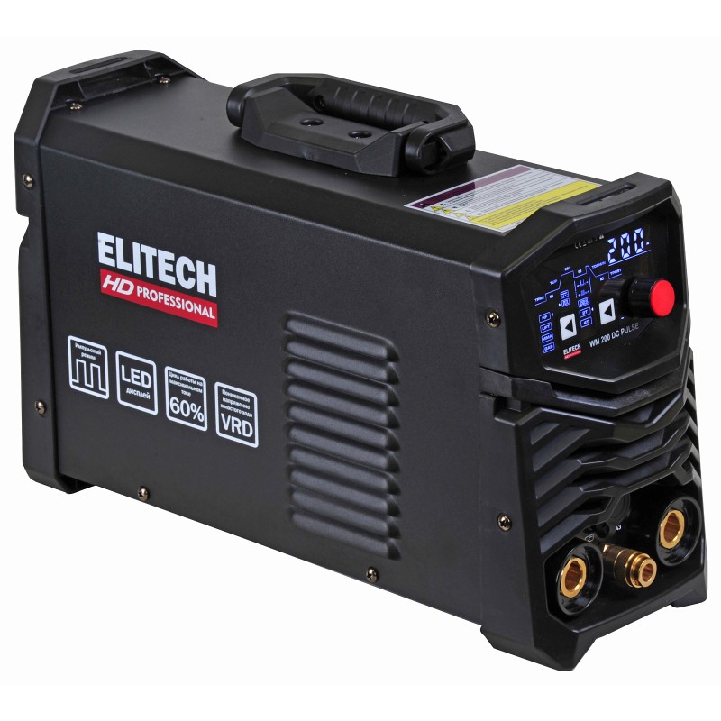 Сварочный инвертор ELITECH WM 200 DC PULSE