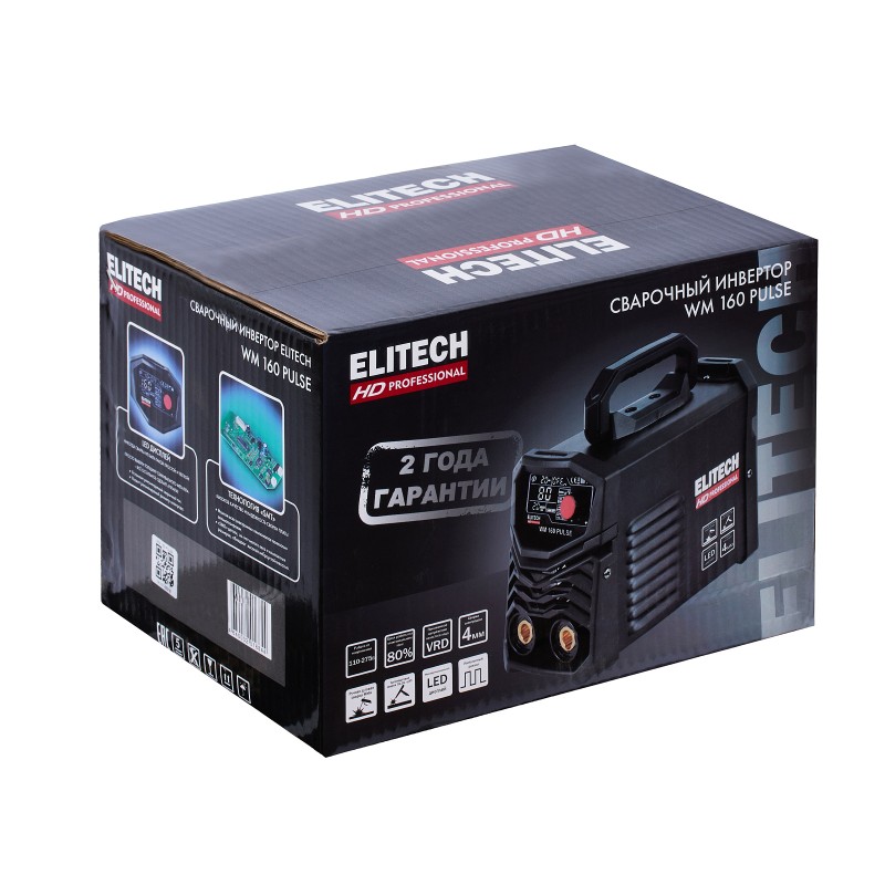 Сварочный инвертор ELITECH WM 160 PULSE