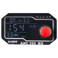 Сварочный инвертор Elitech АИС 200 ЖК