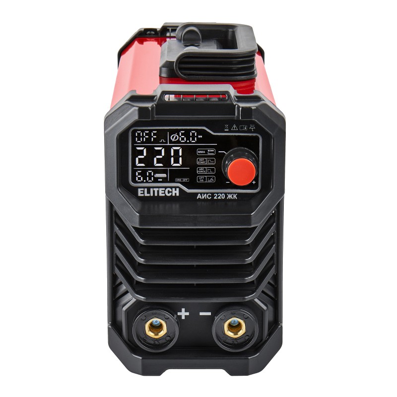 Сварочный инвертор Elitech АИС 220 ЖК