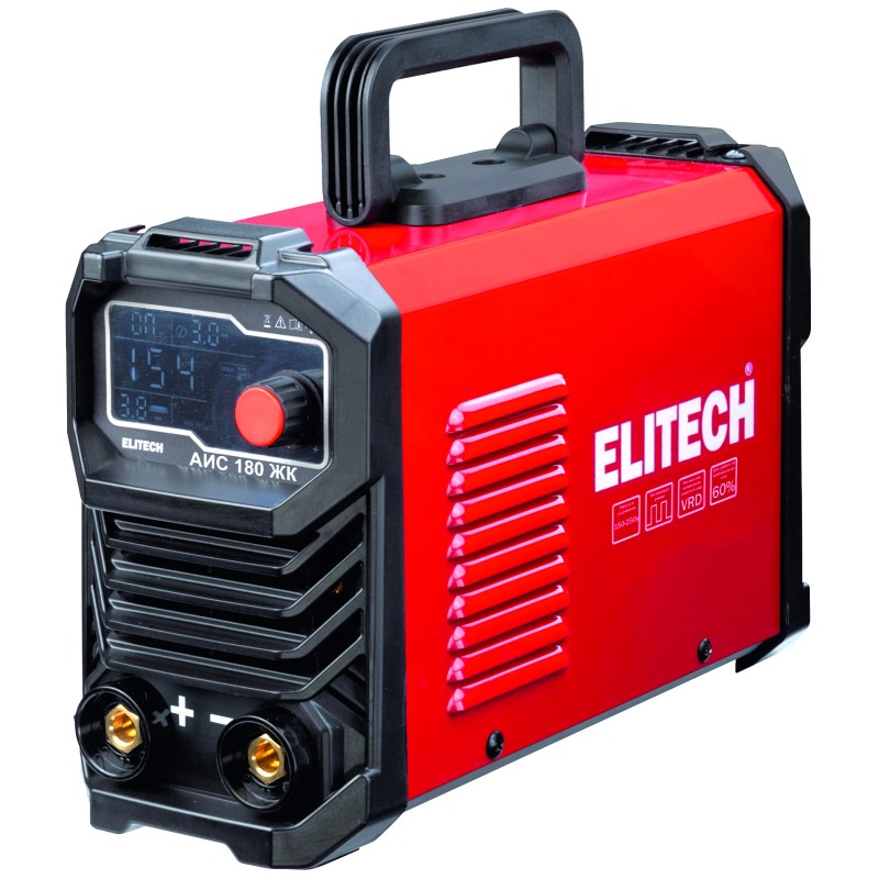 Сварочный инвертор Elitech АИС 180 ЖК