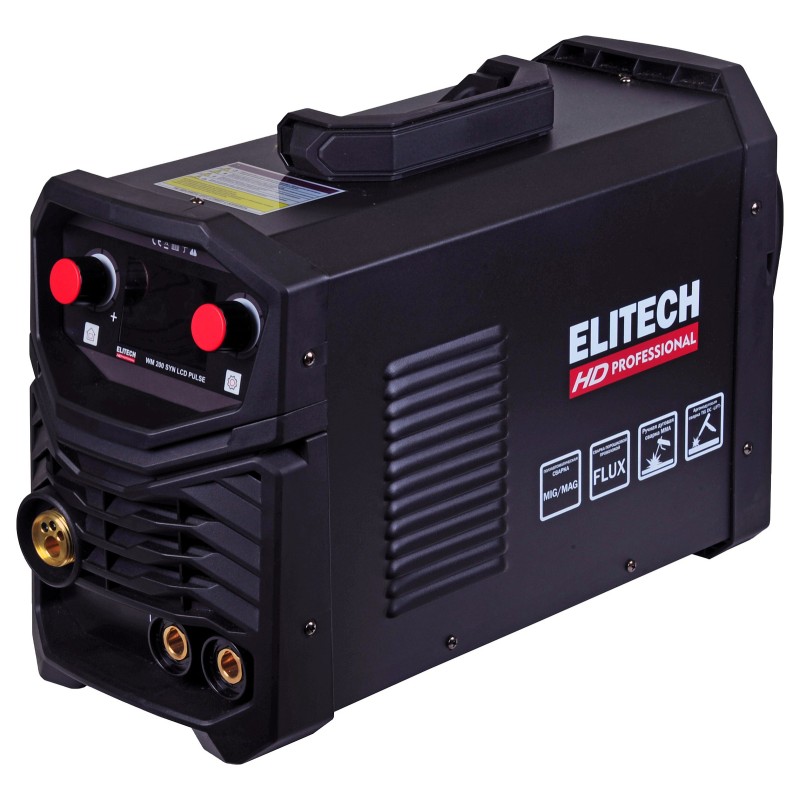 Сварочный инвертор ELITECH WM 200 SYN LCD PULSE