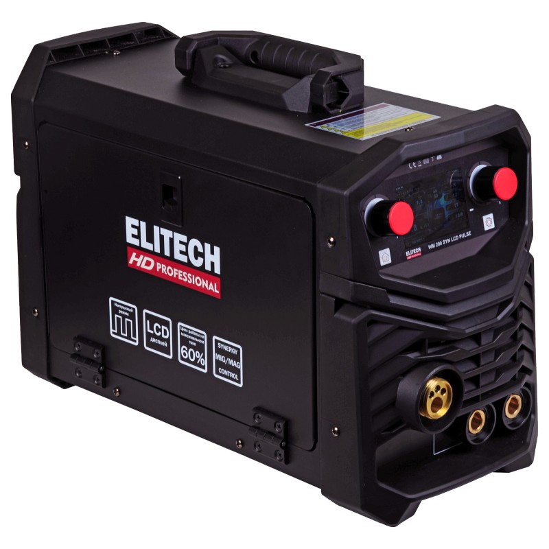 Сварочный инвертор ELITECH WM 200 SYN LCD PULSE