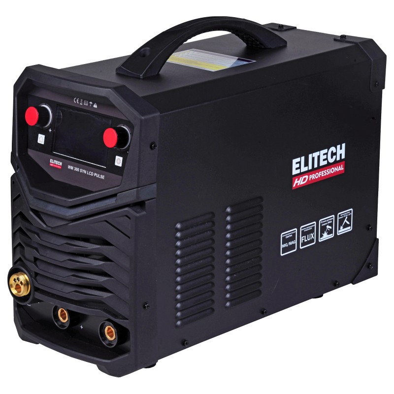 Сварочный инвертор ELITECH WM 300 SYN LCD PULSE