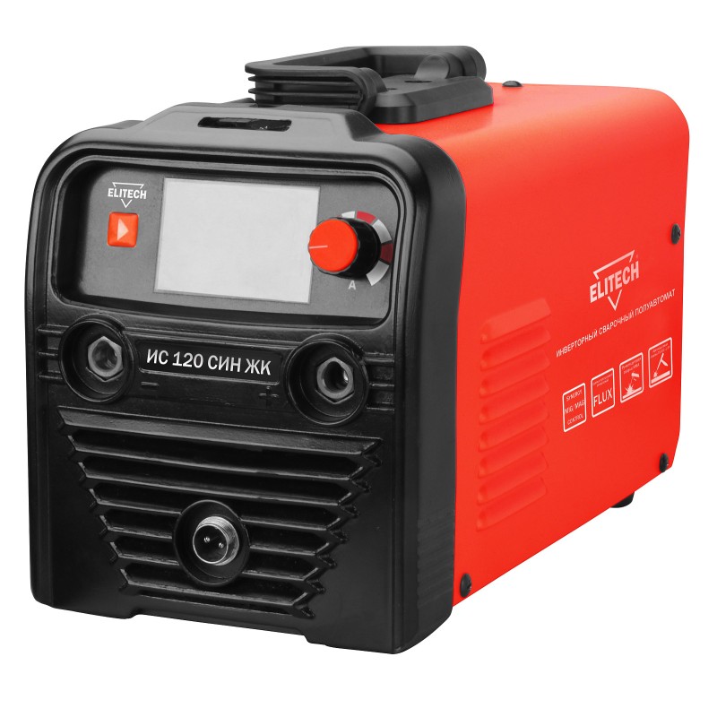 Сварочный инвертор Elitech ИС 120 СИН ЖК