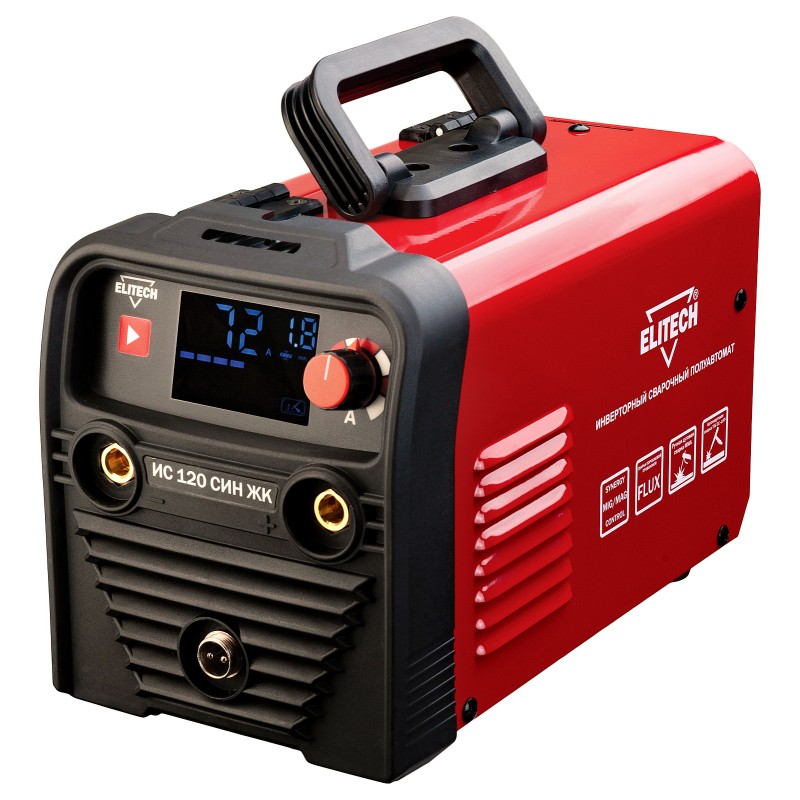 Сварочный инвертор Elitech ИС 120 СИН ЖК