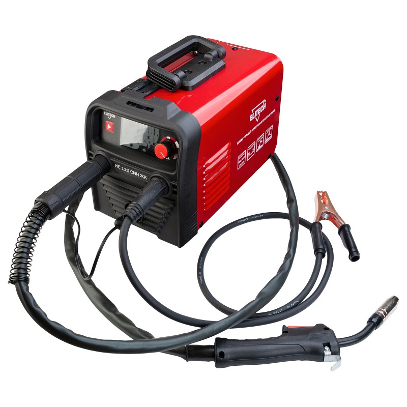 Сварочный инвертор Elitech ИС 120 СИН ЖК