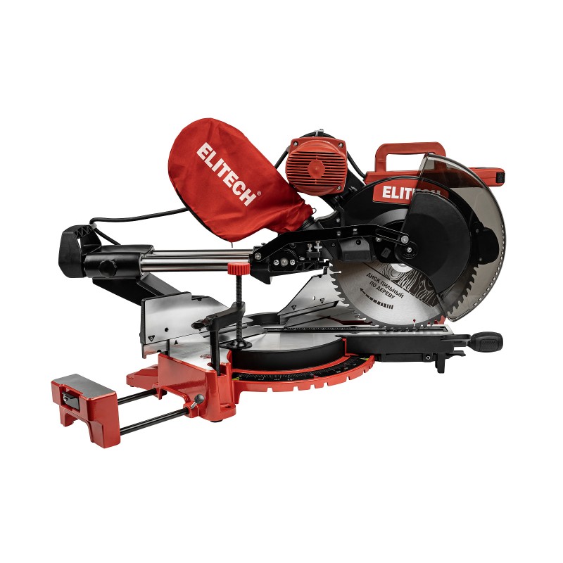 Пила торцовочно-усовочная Elitech ПТ 2030КРС (E2006.011.00)