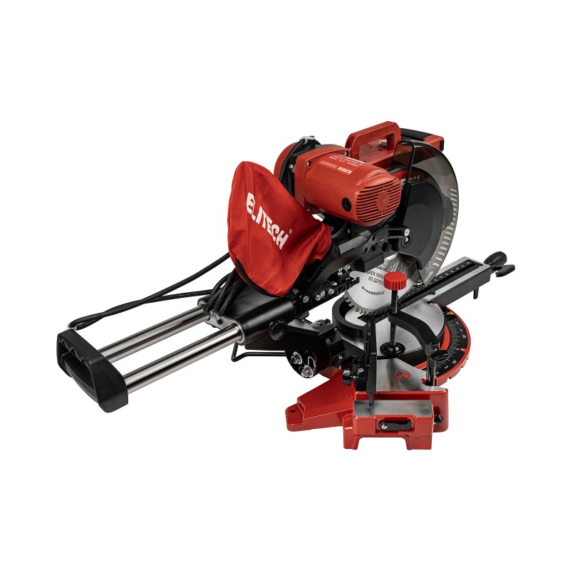 Пила торцовочно-усовочная Elitech ПТ 2030КРС (E2006.011.00)