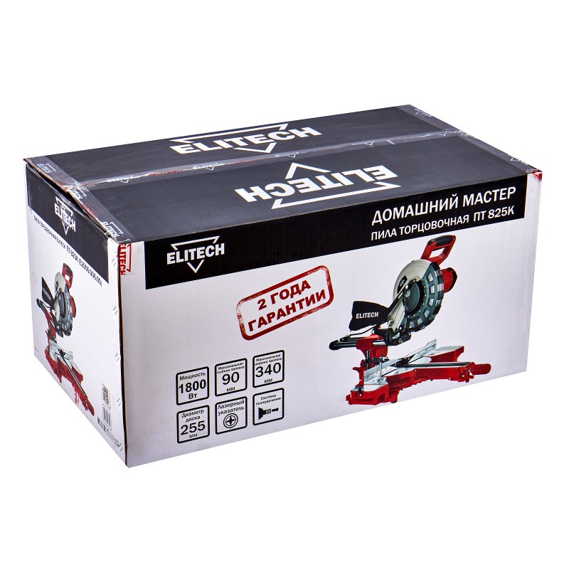 Торцовочная пила Elitech ПТ 825К