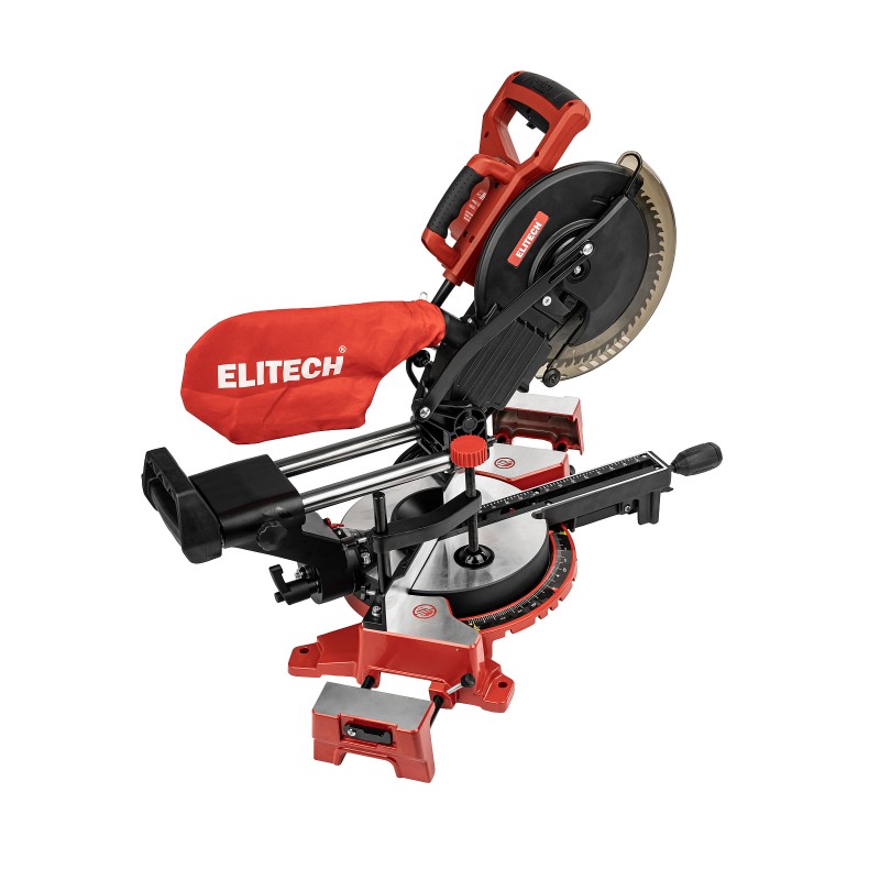 Пила торцовочно-усовочная Elitech ПТ 1825К (E2006.008.00)