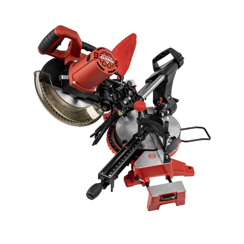 Пила торцовочно-усовочная Elitech ПТ 1825К (E2006.008.00)