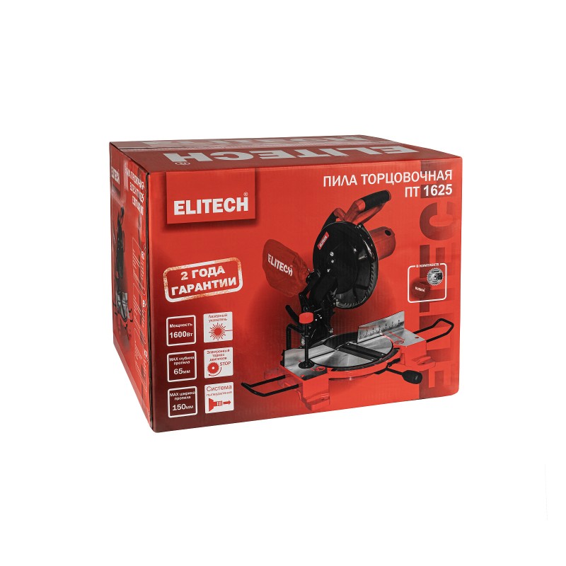 Пила торцовочная Elitech ПТ 1625 (E2007.009.00)