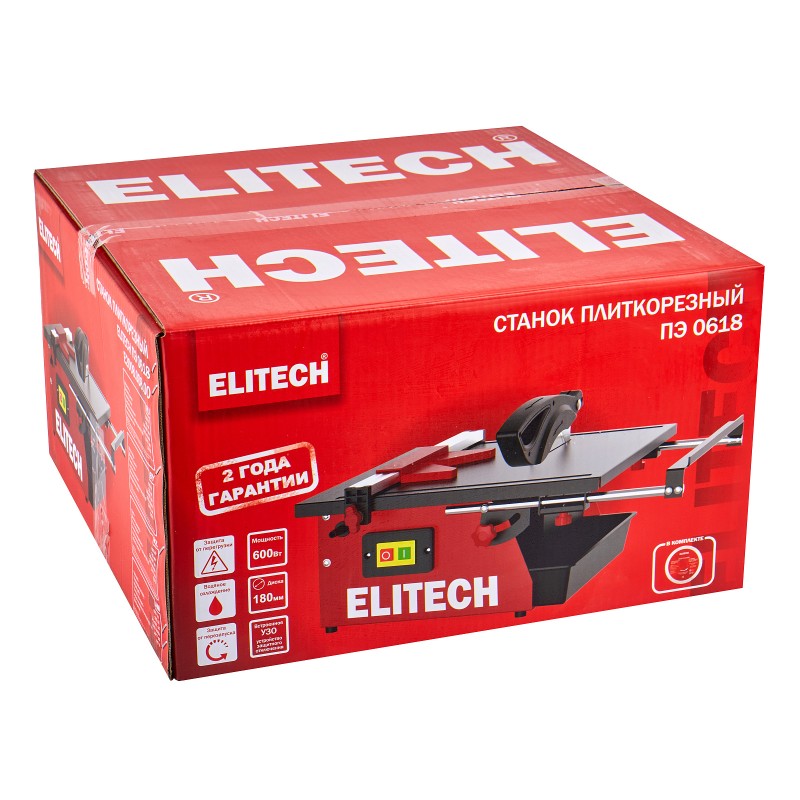 Плиткорез электрический Elitech ПЭ 0618 (E2008.008.00)