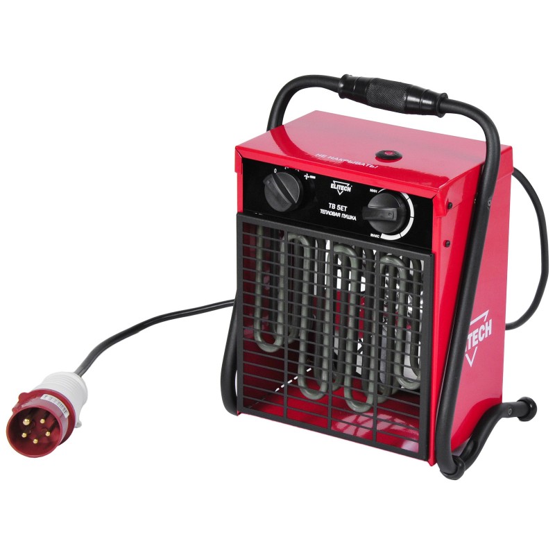 Пушка тепловая электрическая Elitech ТВ 5ЕТ