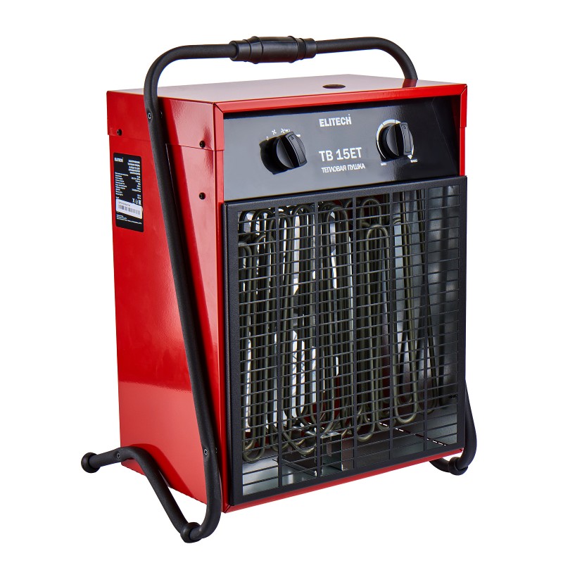 Пушка тепловая электрическая Elitech ТВ 15ЕТ