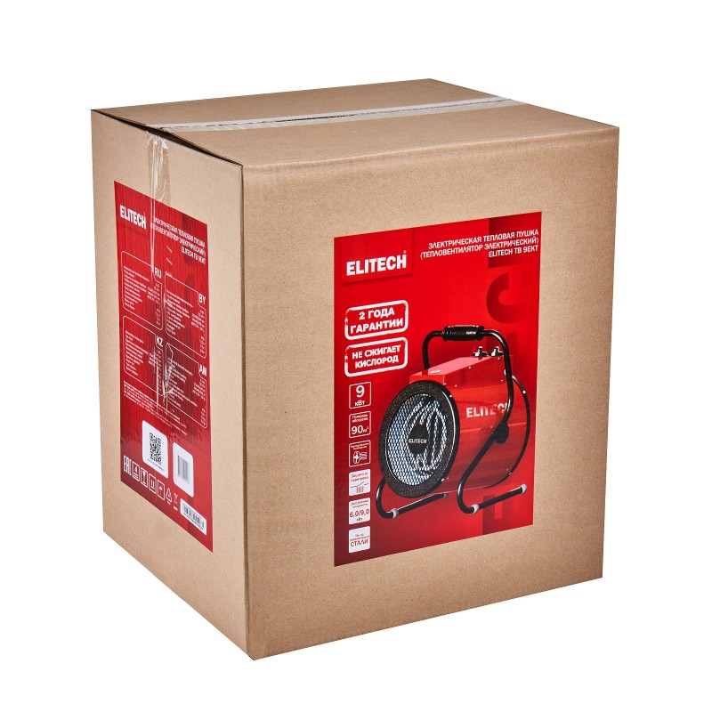Пушка тепловая электрическая Elitech ТВ 9ЕКТ