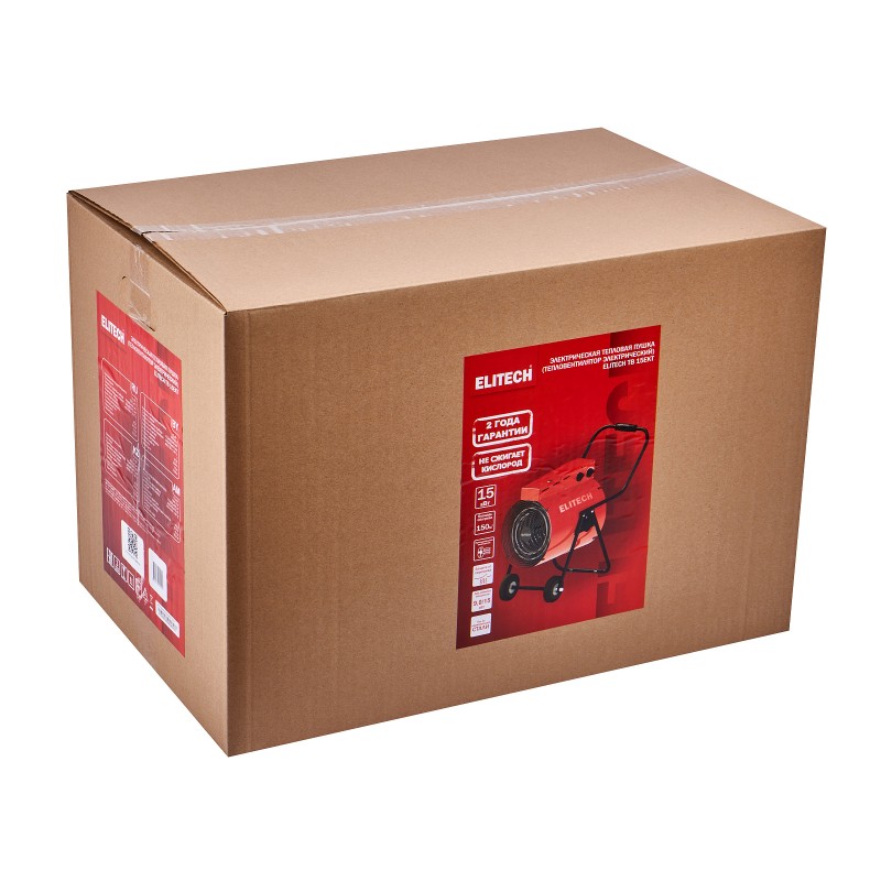 Пушка тепловая электрическая Elitech ТВ 15ЕКТ