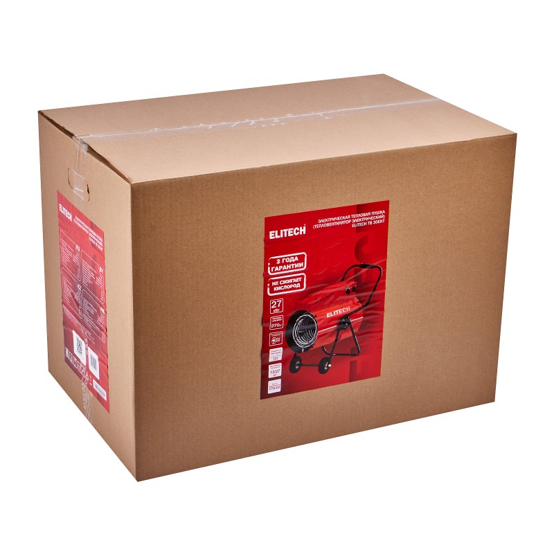 Пушка тепловая электрическая Elitech ТВ 30ЕКТ