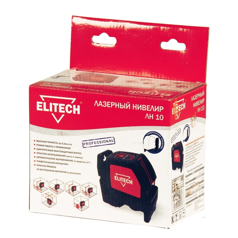 Лазерный нивелир Elitech ЛН 10