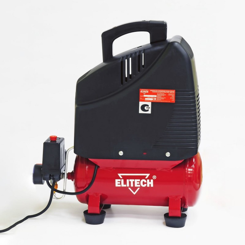 Компрессор коаксиальный безмасляный Elitech КПБ 190/6