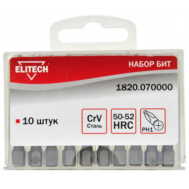 Набор бит Elitech 1820.070000