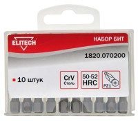 Набор бит Elitech 1820.070200