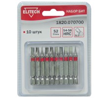 Набор бит Elitech 1820.070700