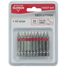 Набор бит Elitech 1820.070900 Набор бит Elitech 1820.070900