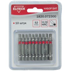 Набор бит Elitech 1820.072300 Набор бит Elitech 1820.072300