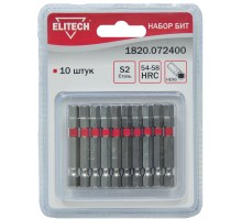 Набор бит Elitech 1820.072400